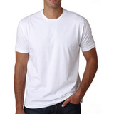  Kit 3 Camisetas Brancas Blusas 100% Poliéster P/ Sublimação