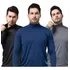 Kit 3 Camisetas Camisas Gola Alta Segunda Pele Uv Masculina