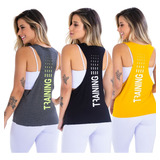 Kit 3 Camisetas Feminina