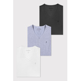 Kit 3 Camisetas Femininas Malha Polo Wear Sortido