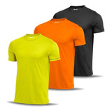 Kit 3 Camisetas Fitnes