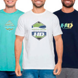 Kit 3 Camisetas Hd Masculinas Brasão 2