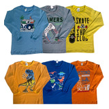 Kit 3 Camisetas Infantil