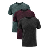 Kit 3 Camisetas Masculina Dry Fit Academia Treino Fitness