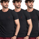 Kit 3 Camisetas Masculina