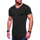 Kit 3 Camisetas Masculina Long Line Oversized Swag Lycra Top