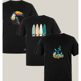 Kit 3 Camisetas Masculinas