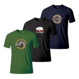 Kit 3 Camisetas Masculinas Premium 100 Algodão G1 Ao G6
