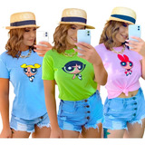 Kit 3 Camisetas Meninas