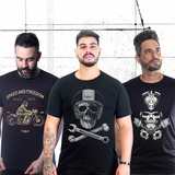 Kit 3 Camisetas Moto