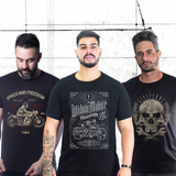Kit 3 Camisetas Motos