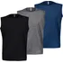 Kit 3 Camisetas Regata Machão Dry Fit Masculina Fitness
