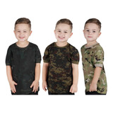 Kit 3 Camisetas Soldier