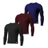 Kit 3 Camisetas Térmicas Manga Longa Lisa Proteção Uv +50