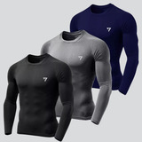 Kit 3 Camisetas Termicas