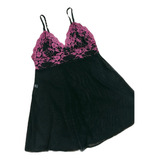 Kit 3 Camisola Sensual Renda E Tule Sem Bojo Noite Camisola