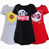 Kit 3 Camisolas Longa Com Manga Good Sleep Pets P Coloridas