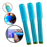Kit 3 Canetas Para Detectar Dinheiro Falso Nota Falsa