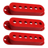 Kit 3 Capa Captador Strato Single G352 Vermelho
