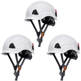 Kit 3 Capacete De Segurança Falcon Com Suspensão Steelflex