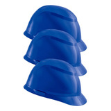 Kit 3 Capacete De Segurança Obra Proteção Trabalho Epi Ca