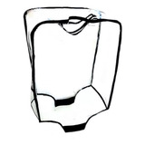 Kit 3 Capas Plásticas Transparente Para Mala De Viagem P M G