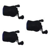 Kit 3 Capas Protetora Porta Carretilha De Pesca Perfil Baixo