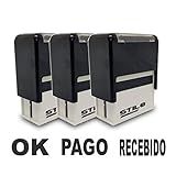 Kit 3 Carimbos Automáticos OK PAGO