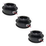 Kit 3 Carretel Roçadeira Nikamaq Fs 160 220 280 290 Cor Preto
