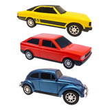 Kit 3 Carrinhos Brinquedo