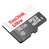Kit 3 Cartão Memória 16gb Micro Sd Ultra 80mbs Cl10 Sandisk