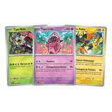 Kit 3 Cartas Pokemon