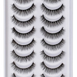 Kit 3 Cartela De Cilios Postiços Naturais Modelo E05