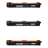 Kit 3 Cartucho De Toner Compatível Brother Tn1000 1060 1075 Tinta Preto