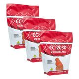 Kit 3 Cc2030 Vermelha 1kg Ração