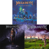 Kit 3 Cd s Megadeth Novos E Lacrados De Fábrica
