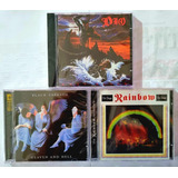 Kit 3 Cds Dio Holy Diver  Heaven And Hell  Rainbow