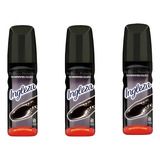 Kit 3 Cera Liquida Ingleza Para Sapato Calçado 60ml Preta