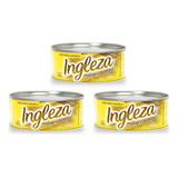 Kit 3 Cera Pasta Ingleza Incolor Carnaúba 400g Piso Móveis