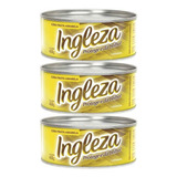 Kit 3 Ceras Pasta Inglesa Amarela