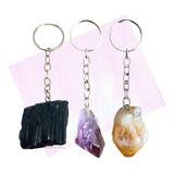 Kit 3 Chaveiros Pedra
