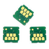 Kit 3 Chip Caixa Manutenção Epson F570 F571 T3170 T5170