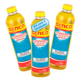Kit 3 Clarificante E Auxilitar De Filtração Genfloc Piscinas