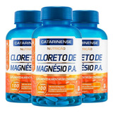 Kit 3 Cloreto De Magnésio P a Catarinense 100 Comprimidos