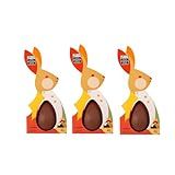 Kit 3 Coelhos Cacau Show Ovinho De Chocolate Ao Leite 40g
