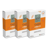 Kit 3 Coenzima Q10 Ubiqsome Phytosome Ah Natu Suplemento Sabor Sem Sabor
