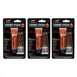 Kit 3 Cola Epóxi Orbi Pox Tipo Araldite Ação Em 10min 40g