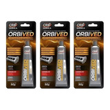 Kit 3 Cola Orbived Selante Para Motor Cinza 50g
