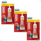 Kit 3 Colas Artesanato Extra Forte T6000 60g Tekbond