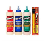 Kit 3 Colas Titebond 500g Ultimate Premium Original Pincel